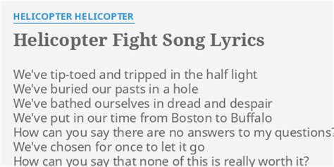 helicopter helicopter lyrics